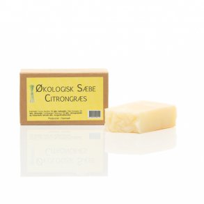 Økologisk sæbe med citrongræs.