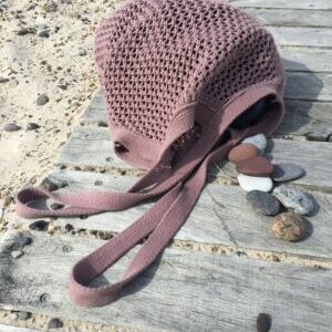 Strikket taske – Dessert Rose (Small)