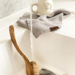 Strikket klud – GREY (2 stk)