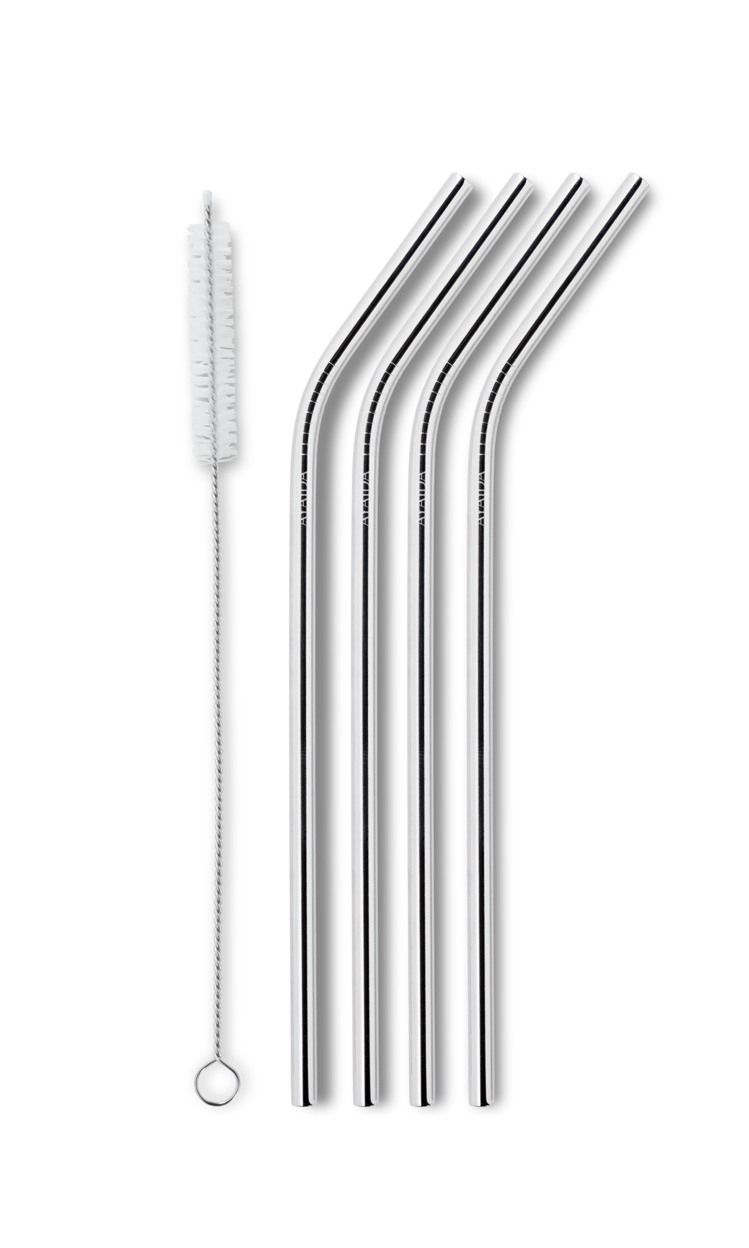 Stål sugerør – Silver