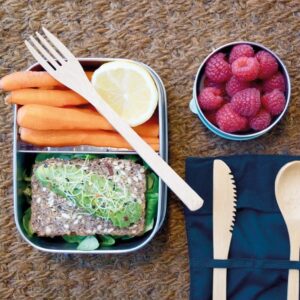 Bento Medium – Stål madkasse med to rum