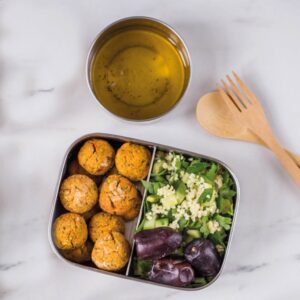 Bento Medium – Stål madkasse med to rum